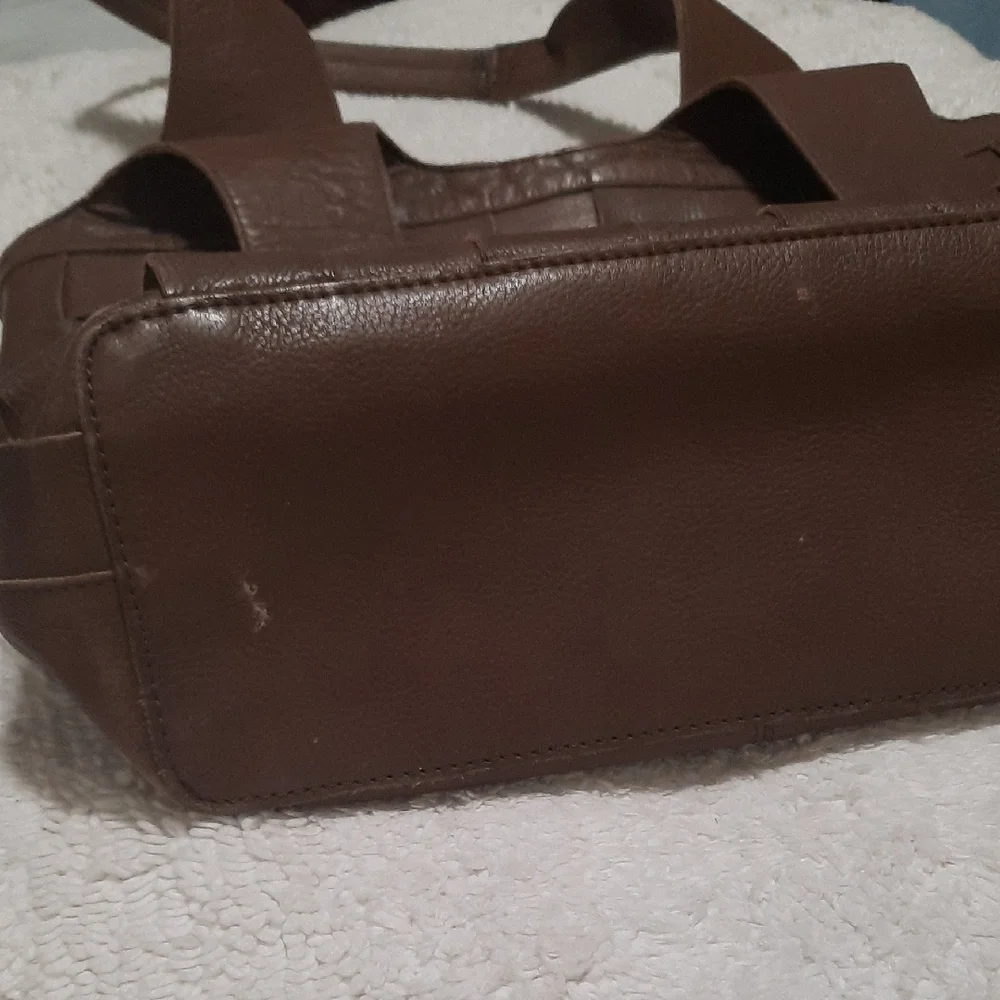 R.P.S. Rock Paper Scissors Leather Bag